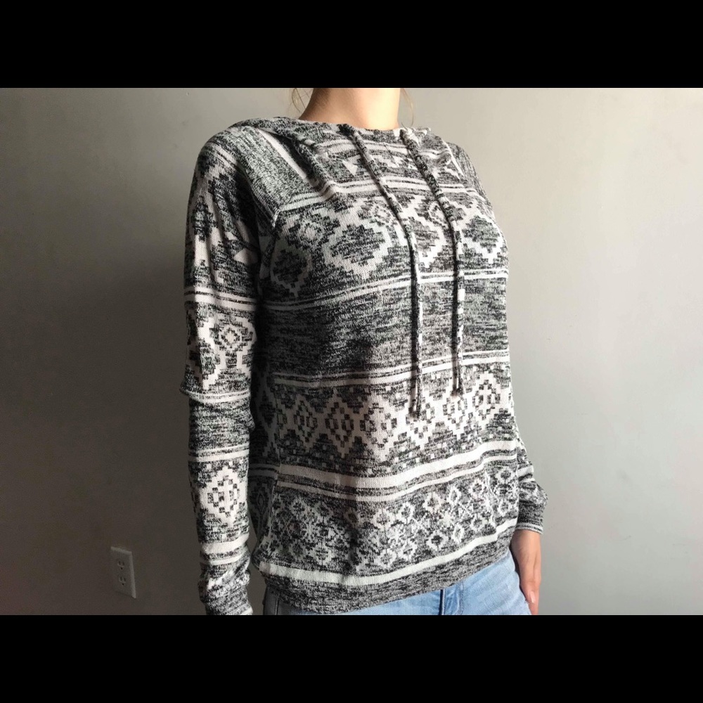 Derek Heart terry cloth hoodie